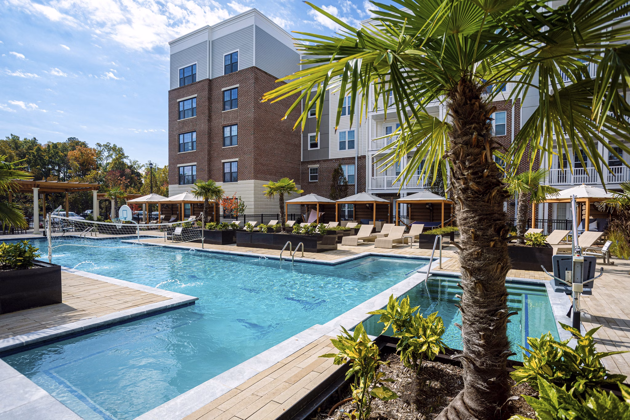 pool at High Street View Luxury Apartments