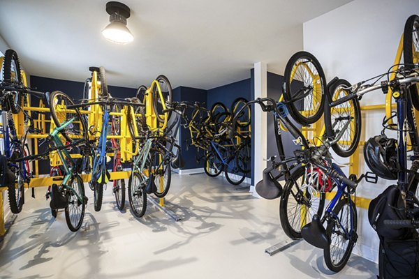 bike storage at High Street View Luxury Apartments