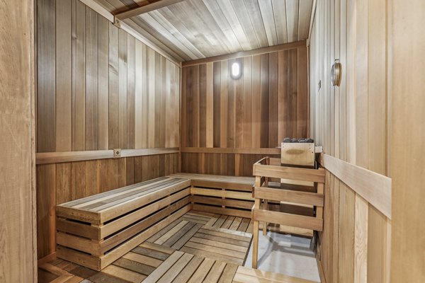 sauna at High Street View Luxury Apartments