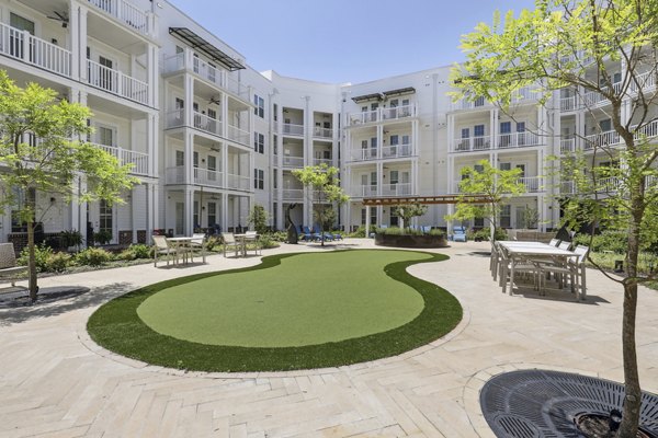 putting green at High Street View Luxury Apartments