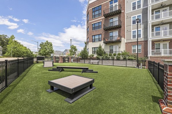 dog park at High Street View Luxury Apartments