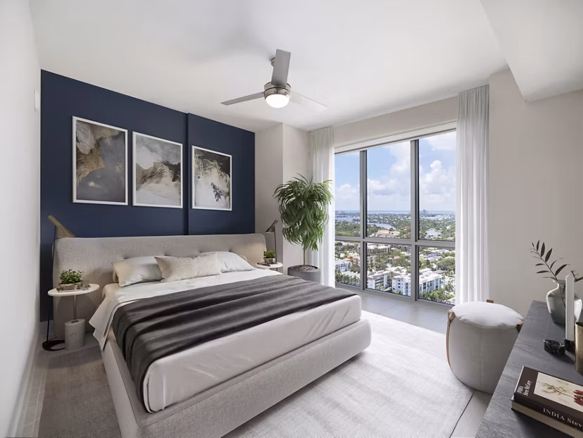 bedroom at Laureat Apartments 