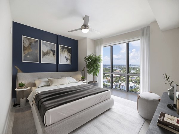 bedroom at Laureat Apartments 