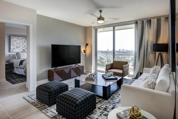 living room at Laureat Apartments 