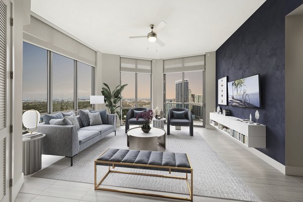 living room at Laureat Apartments 