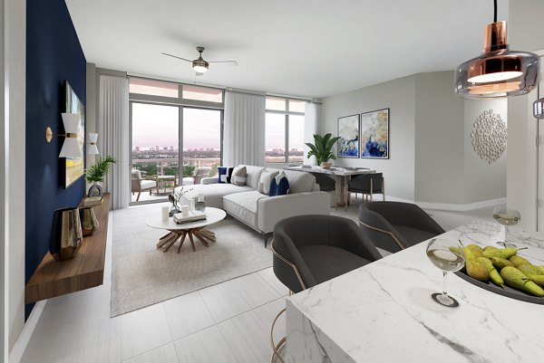 living room at Laureat Apartments 