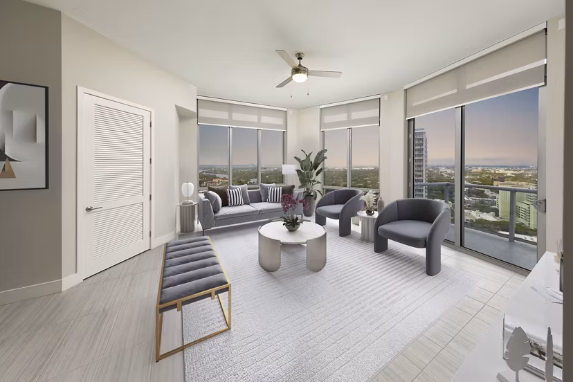 living room at Laureat Apartments 