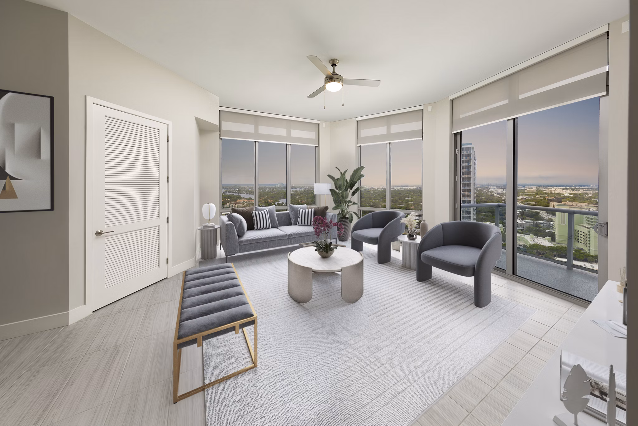 living room at Laureat Apartments 