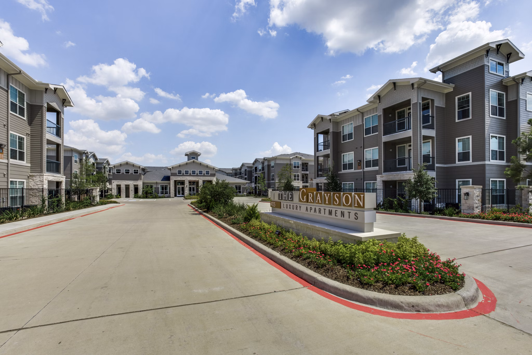 The Grayson Apartments: Luxury high-rise apartments in vibrant cityscape