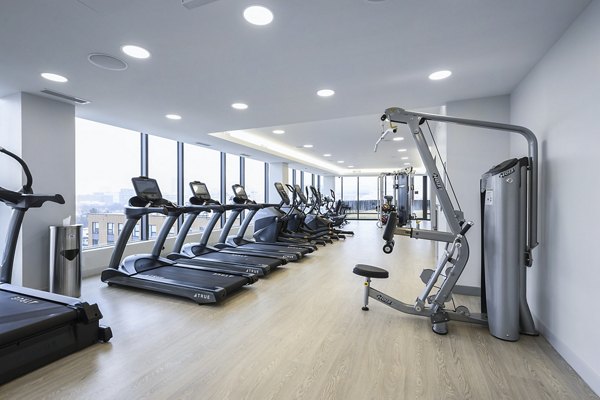 fitness center at Market Central Apartments
