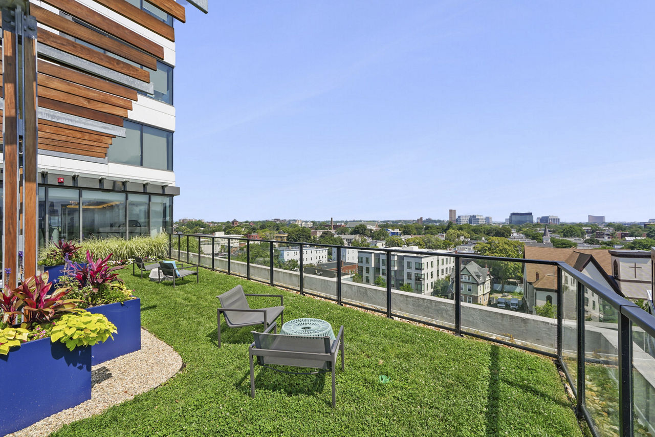 Roof deck at Market Central (2 of 3)