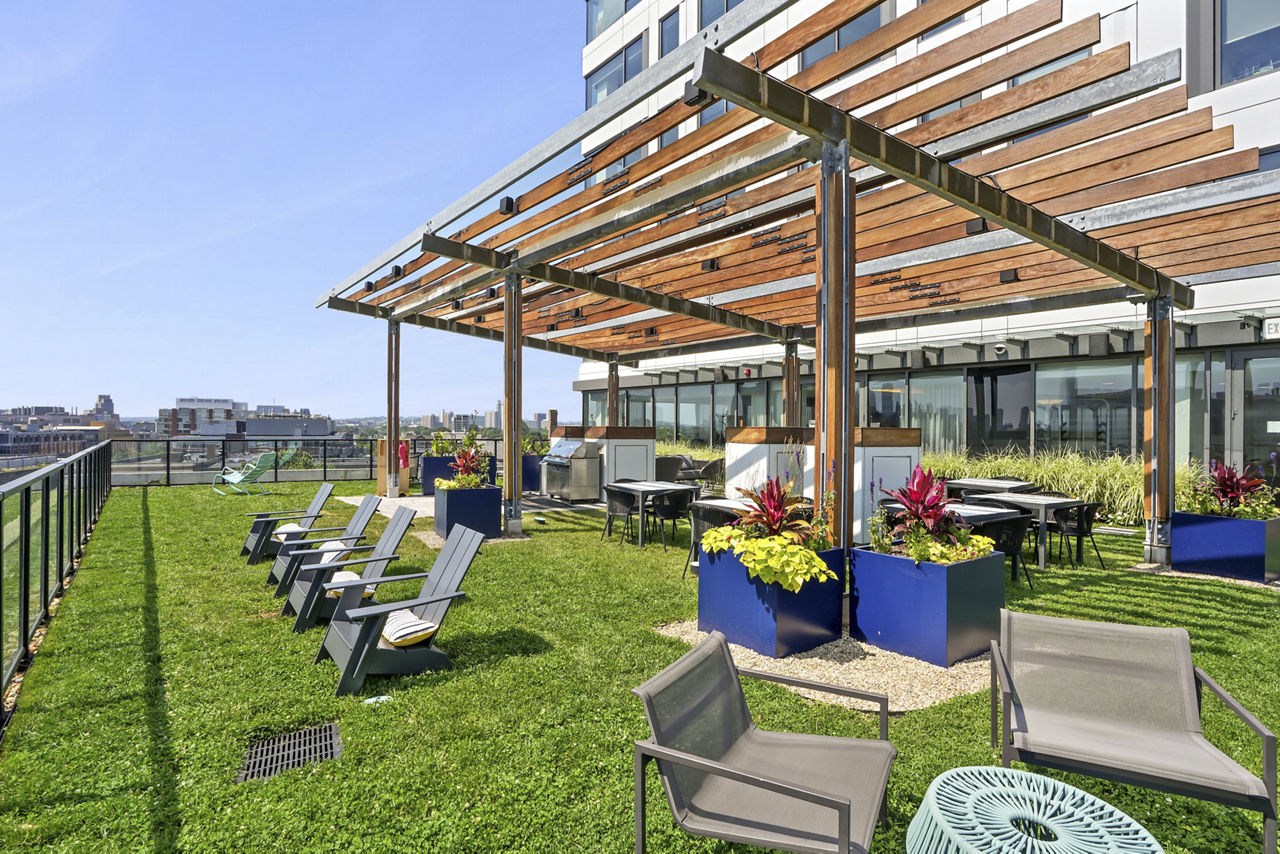 Roof deck at Market Central (3 of 3)