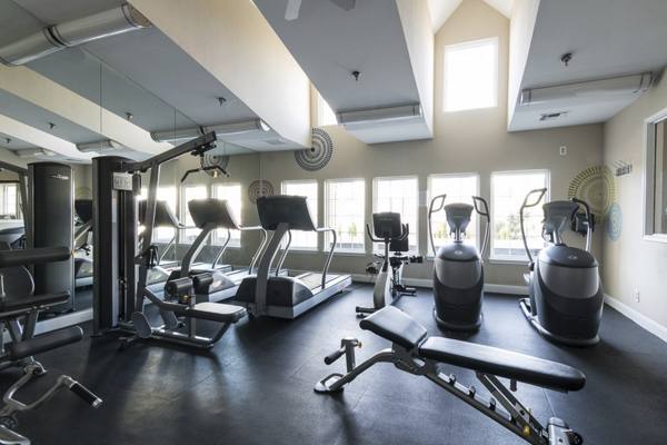 fitness center at Assembly Herndon Apartments