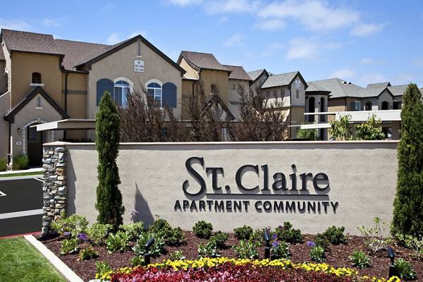 signage at St. Claire Apartment Homes
