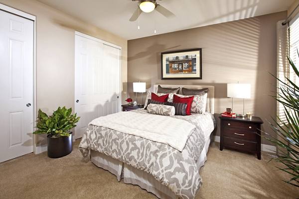 bedroom at St. Claire Apartment Homes