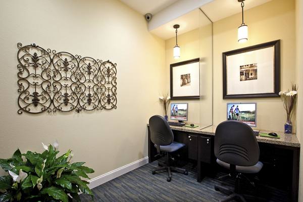 business center at St. Claire Apartment Homes