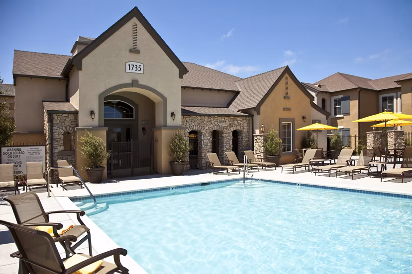 pool at St. Claire Apartment Homes