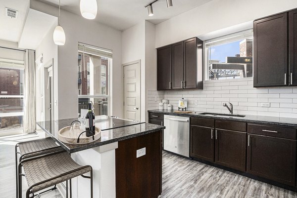 kitchen at Mason at Alameda Station Apartments