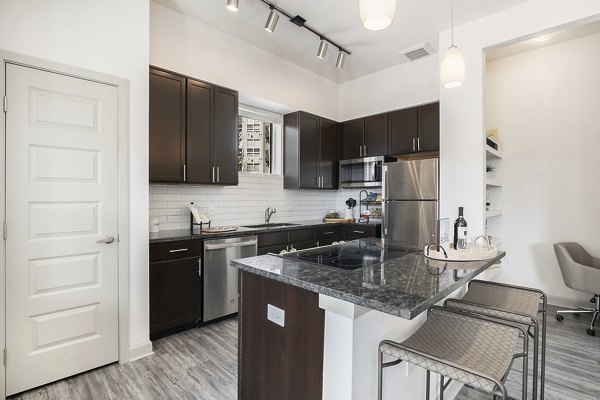kitchen at Mason at Alameda Station Apartments 