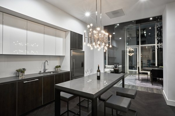 kitchen at Jasper Apartments