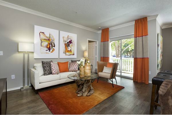 living room at Avana Eldridge Apartments