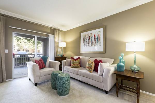 living room at Avana Eldridge Apartments