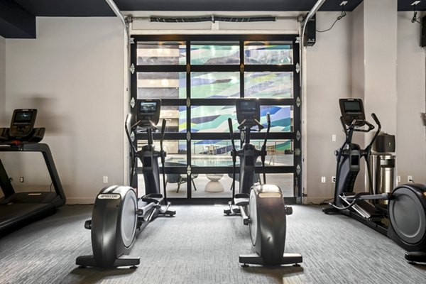 fitness center at Edgewater Apartments