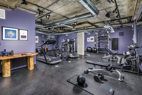 fitness center at WILCO Apartments