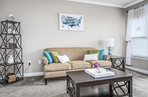 living room at Copper Chase at Stones Crossing Apartments