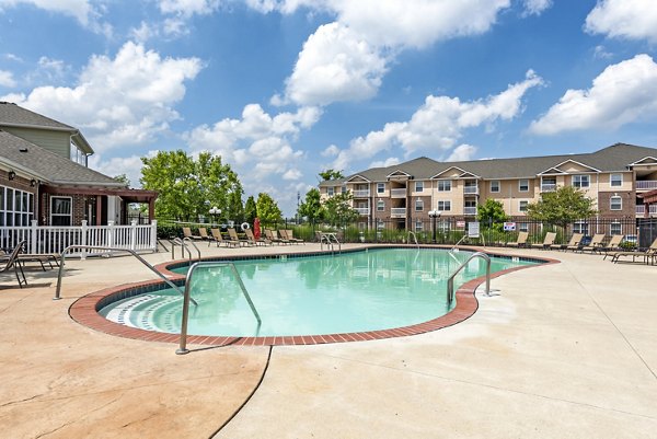 Resort-style pool at Copper Chase at Stones Crossing Apartments, offering relaxation and leisure for residents