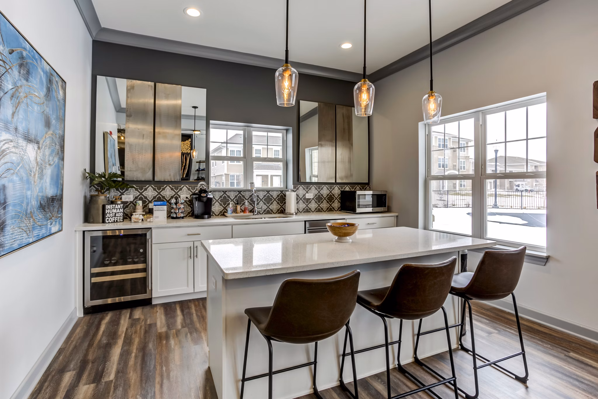 kitchen at Highland Ridge Apartments