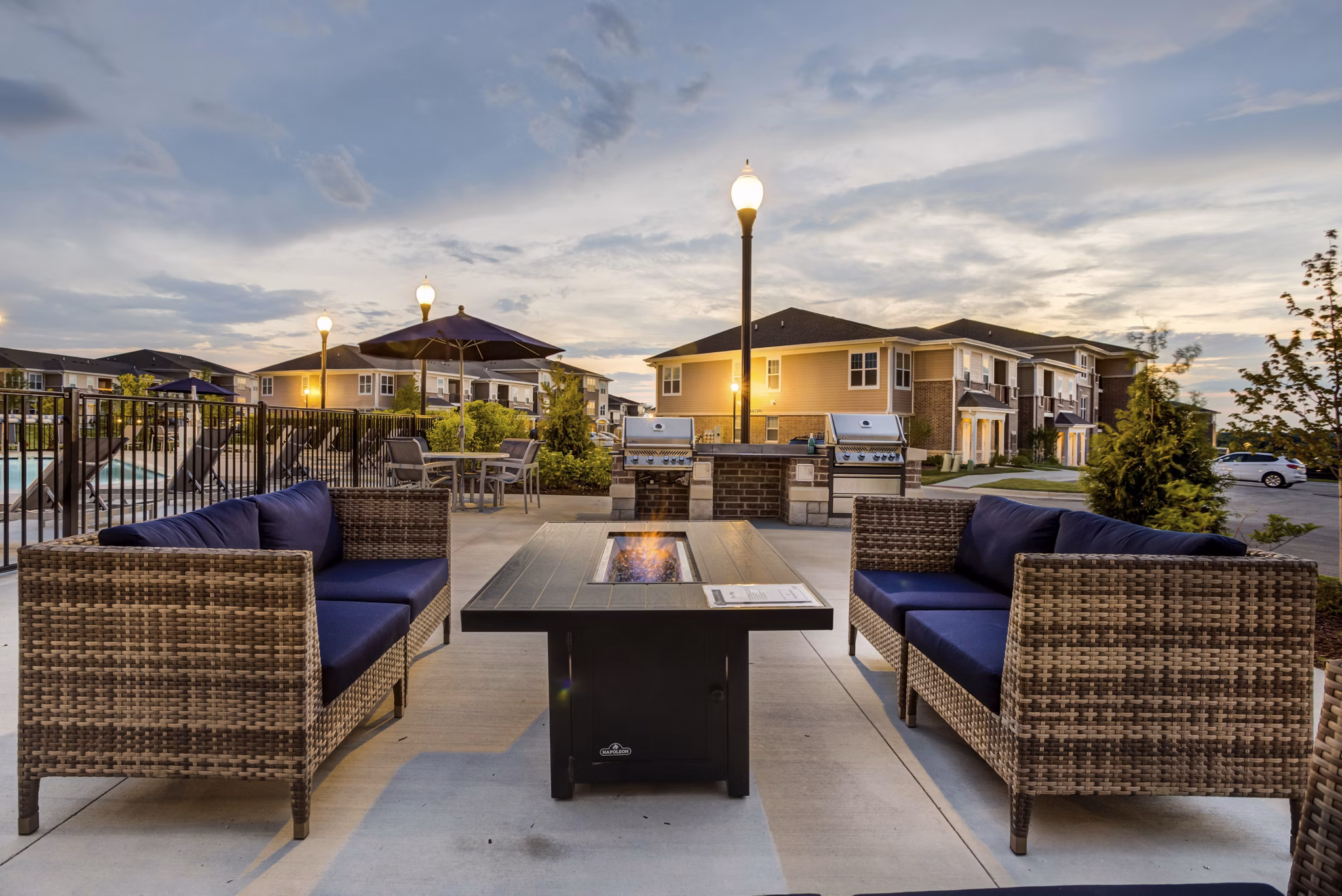patio at Highland Ridge Apartments