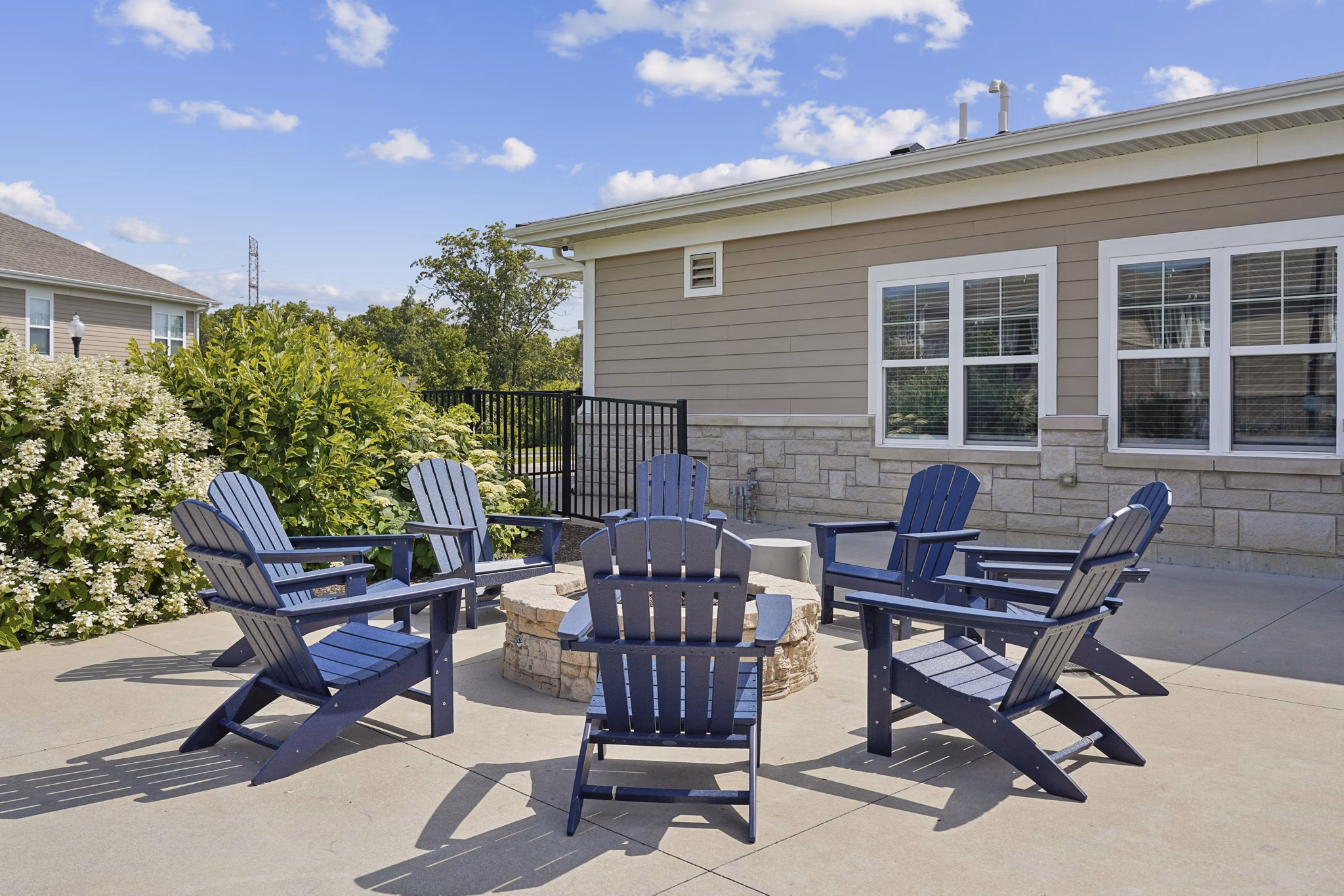grill area at Highland Ridge Apartments