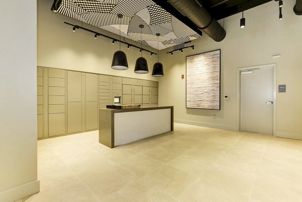 Secure parcel locker for package storage at Wheelhouse Apartments