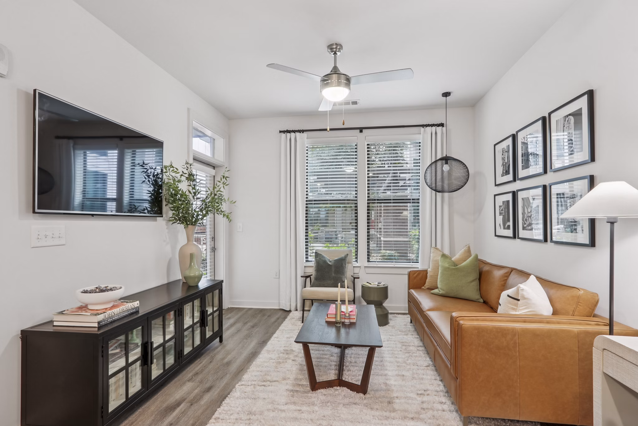 Living Room at Gossett On Church Apartments