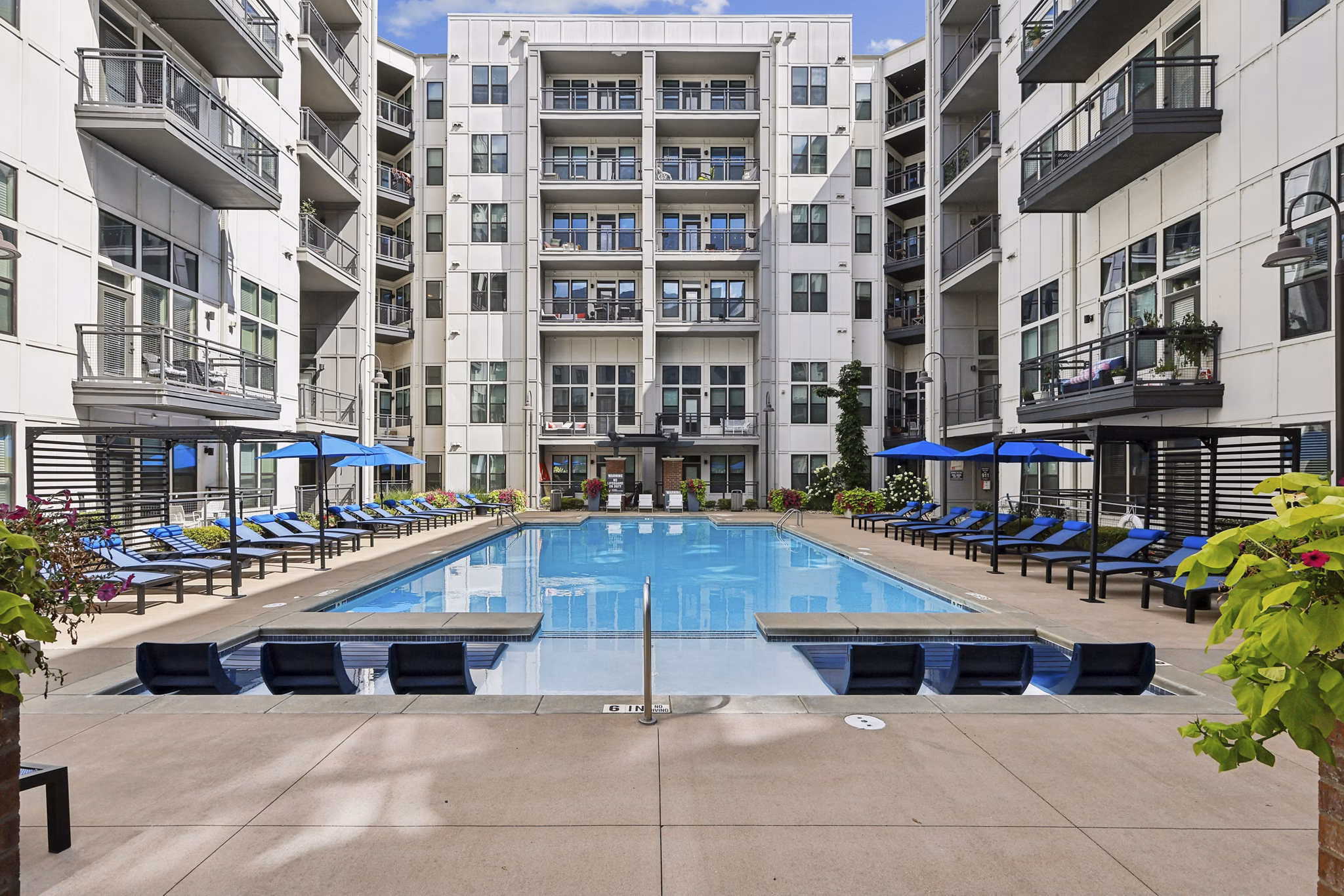 Pool at Gossett On Church Apartments
