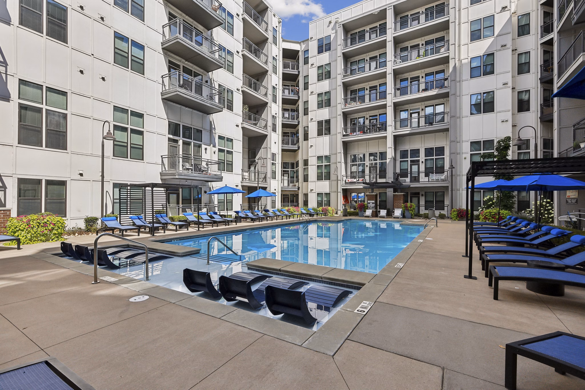 Pool at Gossett On Church Apartments
