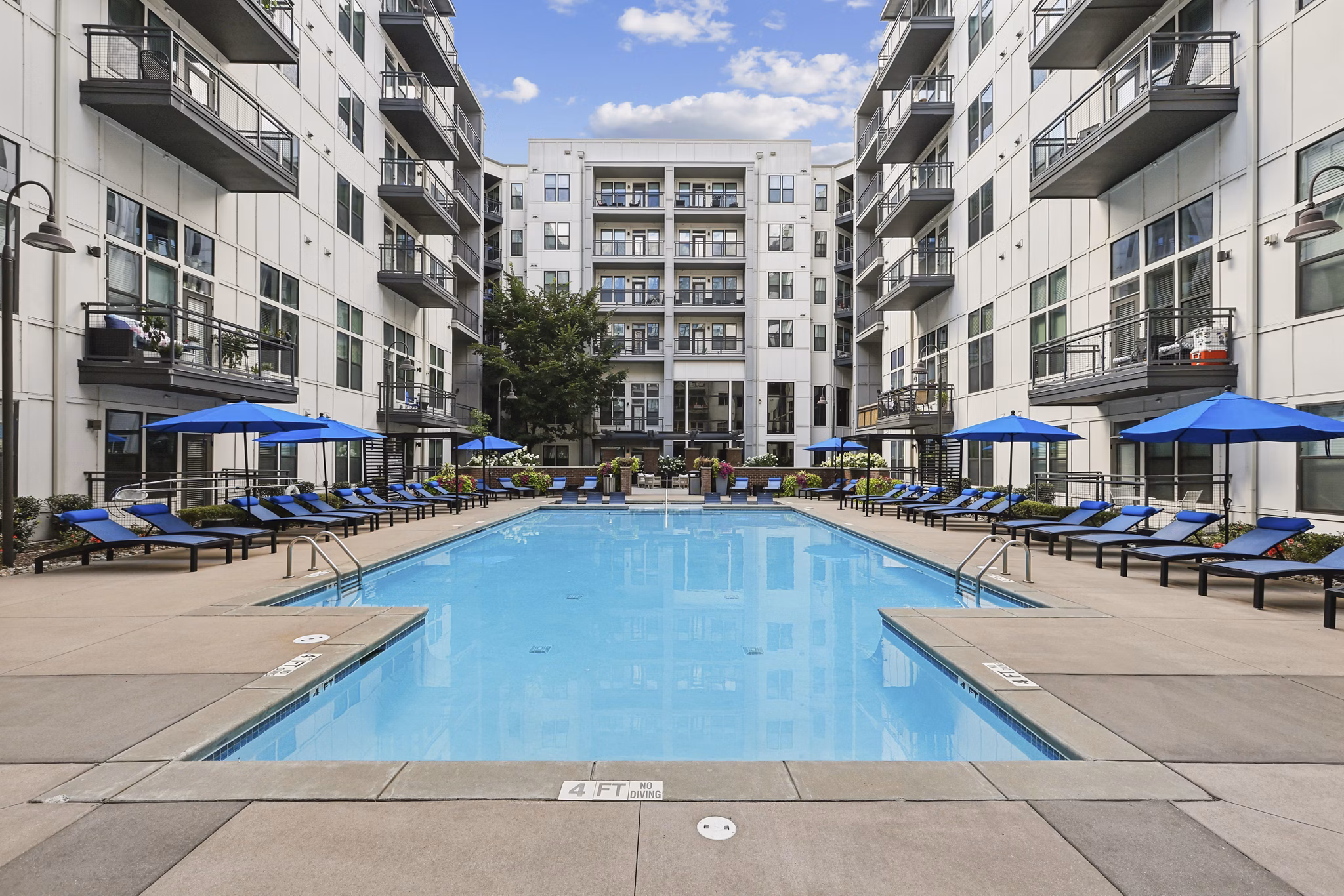 Pool at Gossett On Church Apartments