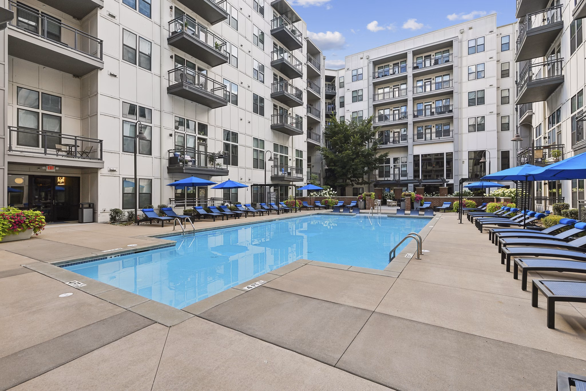 Pool at Gossett On Church Apartments