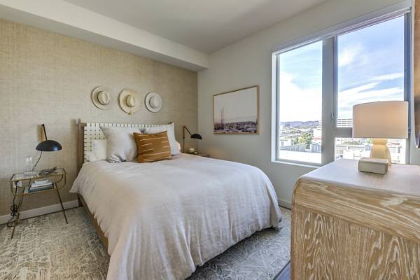 bedroom at Linea Apartments