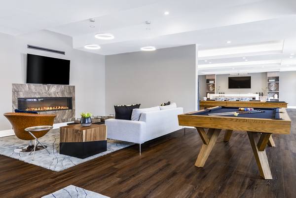game room at 335 Bala Apartments