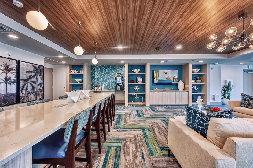 clubhouse at Aura Watermark Apartments 