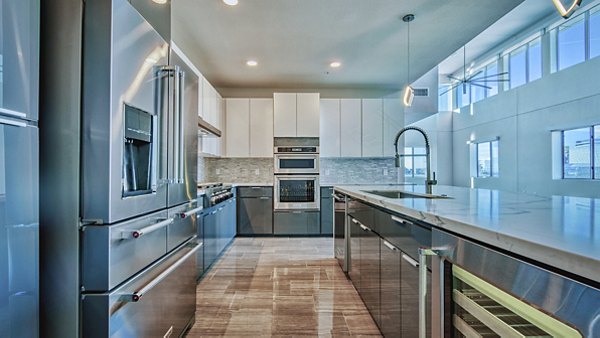 kitchen at Aura Watermark Apartments