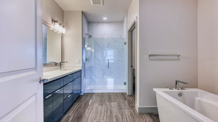 kitchen at Aura Watermark Apartments 