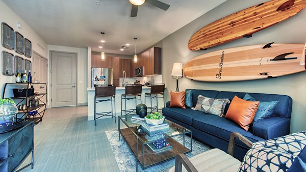living room at Aura Watermark Apartments 