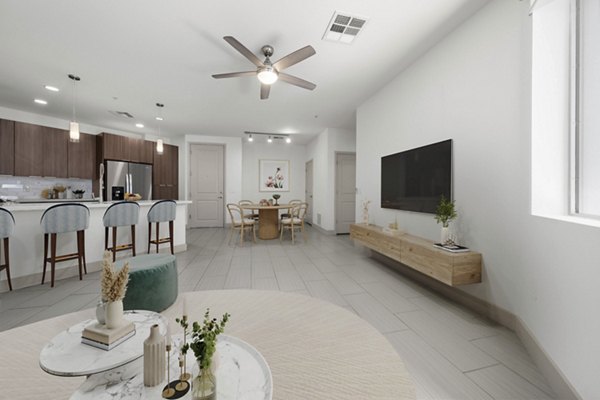 living room at Aura Watermark Apartments 