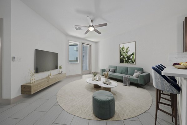 living room at Aura Watermark Apartments 