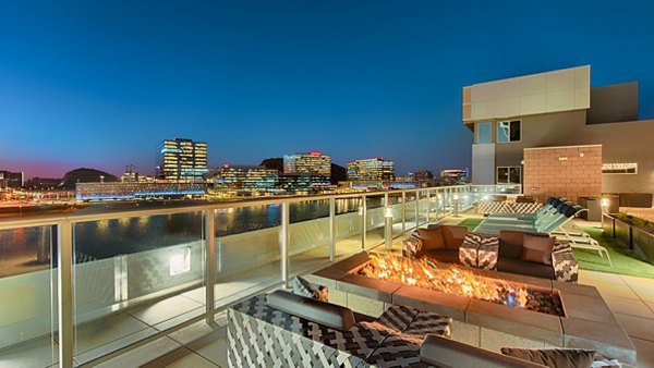 grill area at Aura Watermark Apartments 