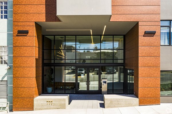 Modern clubhouse and leasing office at 777 Tenn Apartments with stylish seating and decor