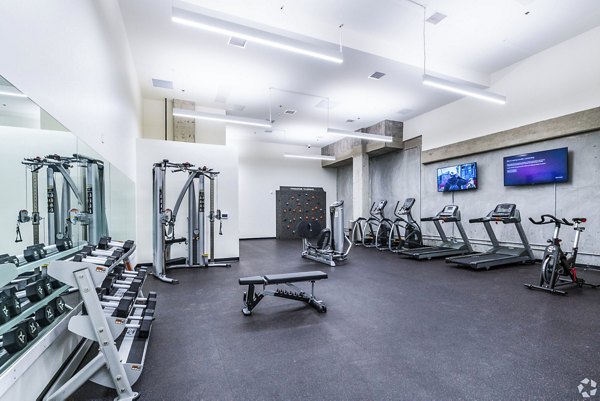 fitness center at 777 Tenn Apartments
